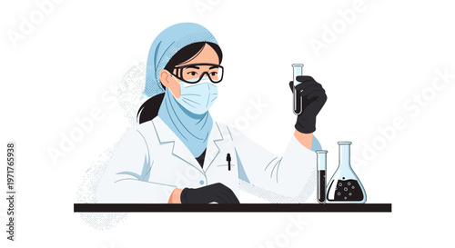 Elite female researcher advancing pharmaceutical innovation through precision laboratory testing for high-end biotech and corporate R&D initiatives
