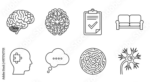 Minimalist Outline Vector Icons of Alcoholic Drinks and Bottles for Bars, Menus, and Beverage Industry