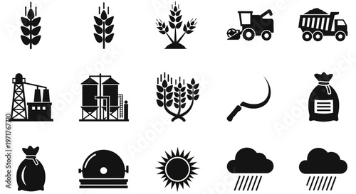 Minimalist Outline Vector Icons of Alcoholic Drinks and Bottles for Bars, Menus, and Beverage Industry