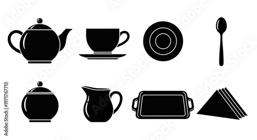 Minimalist Outline Vector Icons of Alcoholic Drinks and Bottles for Bars, Menus, and Beverage Industry