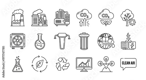 Minimalist Outline Vector Icons of Alcoholic Drinks and Bottles for Bars, Menus, and Beverage Industry