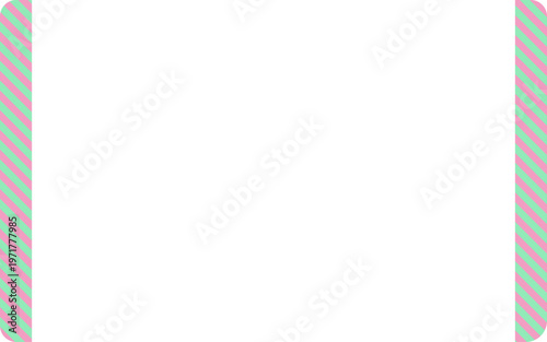 斜めストライプのシンプルな壁紙、フレーム。