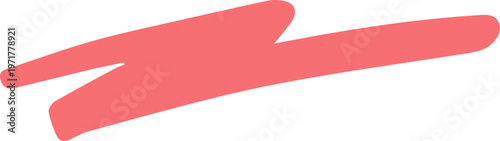 マーカーペンで描いたラフなあしらい