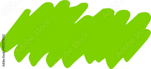 マーカーペンで描いたラフなあしらい