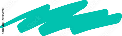 マーカーペンで描いたラフなあしらい