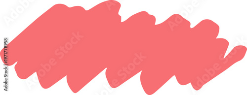 マーカーペンで描いたラフなあしらい