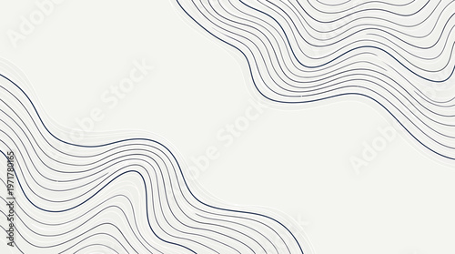 Dynamic minimalist background featuring subtle undulating patterns and soft grey-blue lines, perfect for contemporary design projects and digital presentations