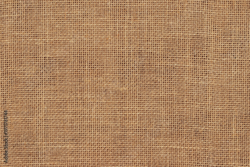 Slika na platnu Brown burlap cloth background or sack cloth for packing