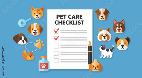 Dogs and dog care checklist.