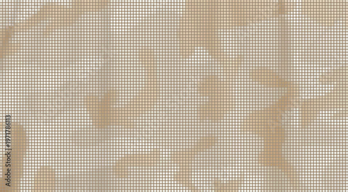 Soft brown and tan camouflage background with fine dotted pixel texture for tactical desert design