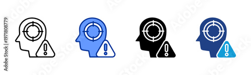 Attention Flow icon collection with multiple styles