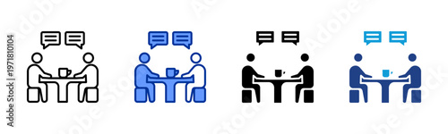 Rapport icon collection with multiple styles