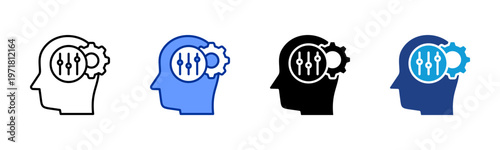 Self Control icon collection with multiple styles