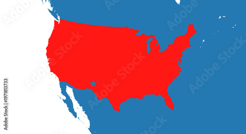 Map of United States.