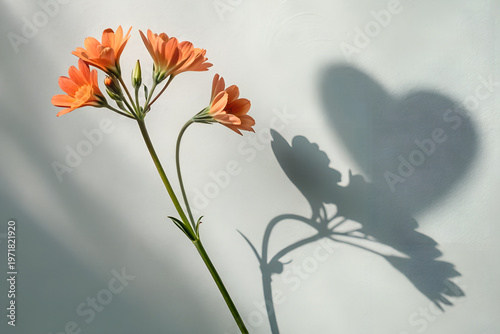 Vibrant Orange Flower in Full Bloom Close-Up