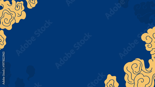 Photography Evergreen background with decorative border