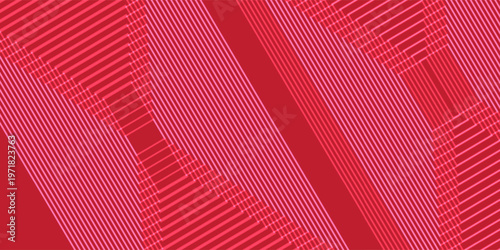 Abstract Blue Concentric Rectangles Background with Glowing Digital Lines and Geometric Tech Patterns