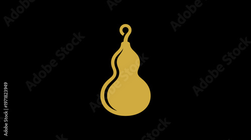 Golden Gourd Charm