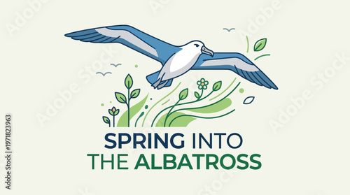 Albatross and Spring Flora