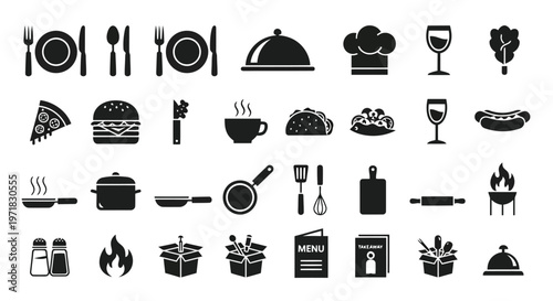 Close-up of various metal hinges in different styles and sizes