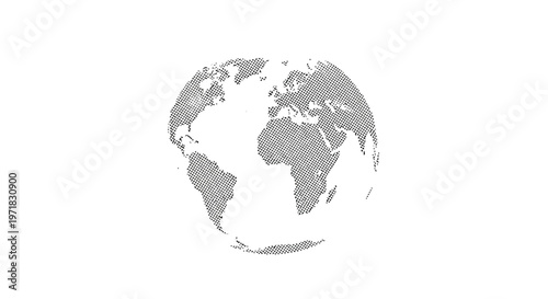 Earth's continents and ocean basins from a top-down perspective