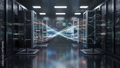 Network data migration cloud server datacenter pipeline bandwidth connection topology infrastructure