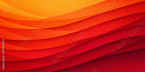 Smooth red silk fabric with soft satin waves and a light textured pattern creates an elegant abstract vector backdrop for art and luxury decoration design