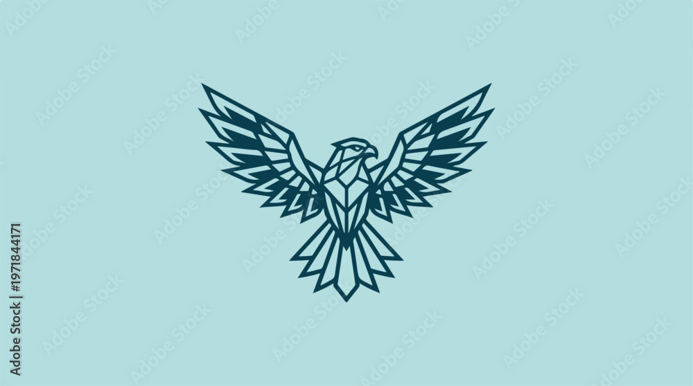 Obraz premium Bird Wings Spread Wide Open.
