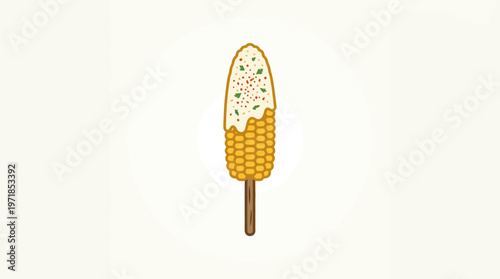 Corn Dog Popsicle
