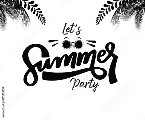 Hello, summer typography t-shirt design