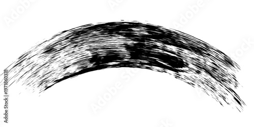 vector black line, grunge brush strokes ink paint isolated on white background. eps 10