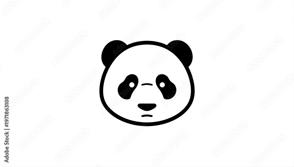 Fototapeta premium panda bear vector