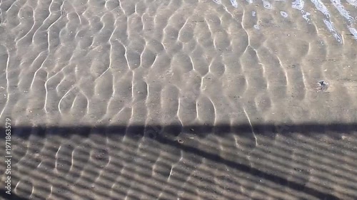 波紋と水面の反射