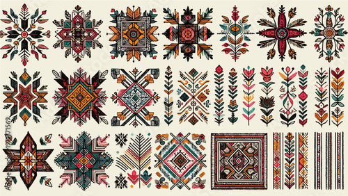 Cultural Harmony: Intricate patterns and designs evoke a sense of cultural tapestry and artisanal craftmanship. showcasings the beauty of diversity and tradition. 