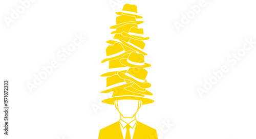 Man with a busy mind.