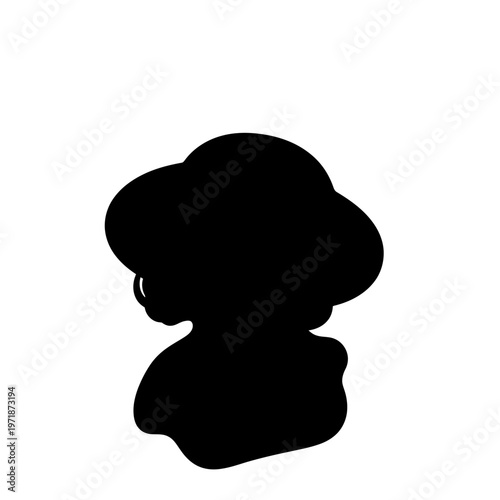 Shadowy Figure: A minimalist silhouette of an individual, possibly a person, standing in a moment of quiet contemplation, evoking a sense of mystery.