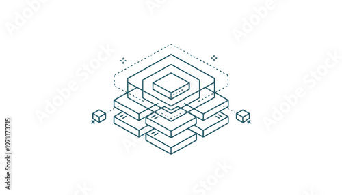 Geometric shapes in engineering design.
