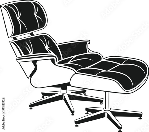 vector illustration of a chair