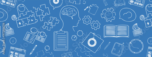 Creativity and ideation icons with light bulb and rocket