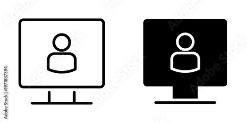 user account icon, element icon for design branding, print, and digital media