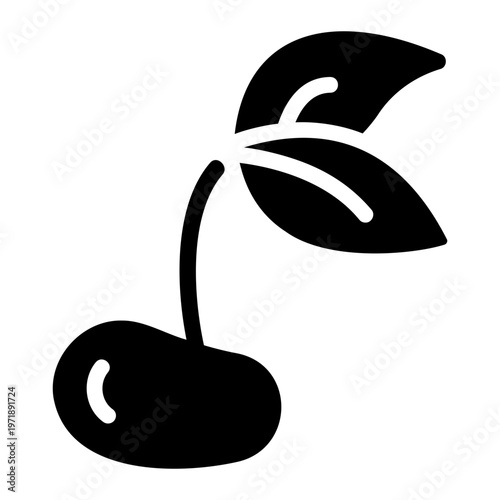 Plant seedling Solid icon