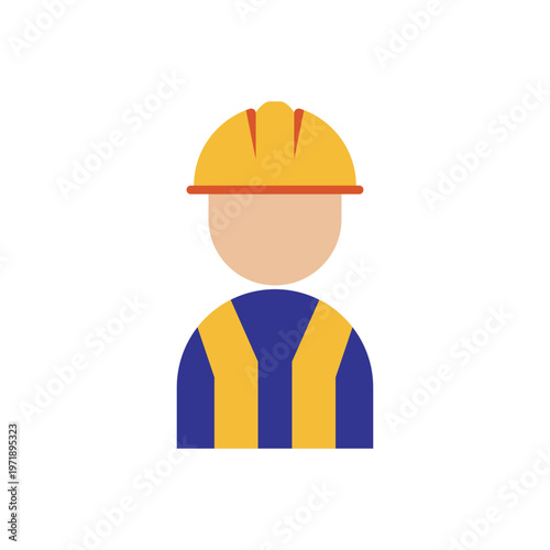 Construction worker icon