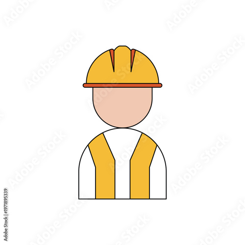 Construction worker icon