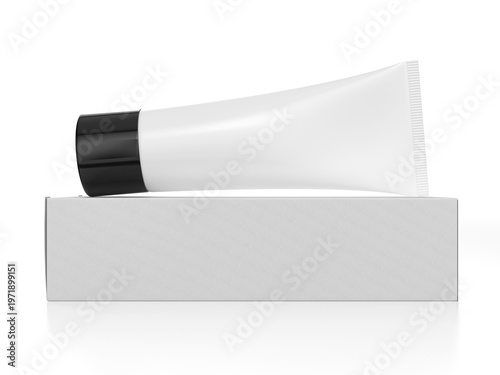 Cosmetic tube and box