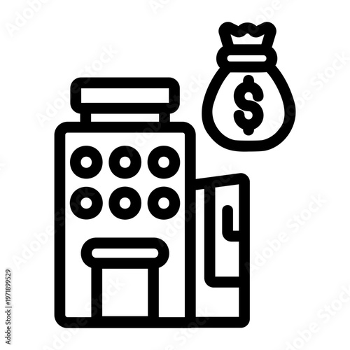 Venture capital Line Icon