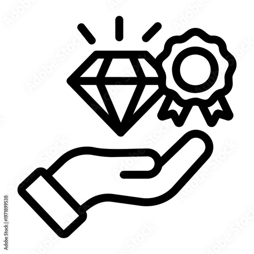 Value proposition Line Icon