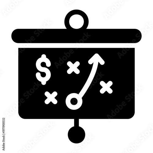 Business plan Solid icon