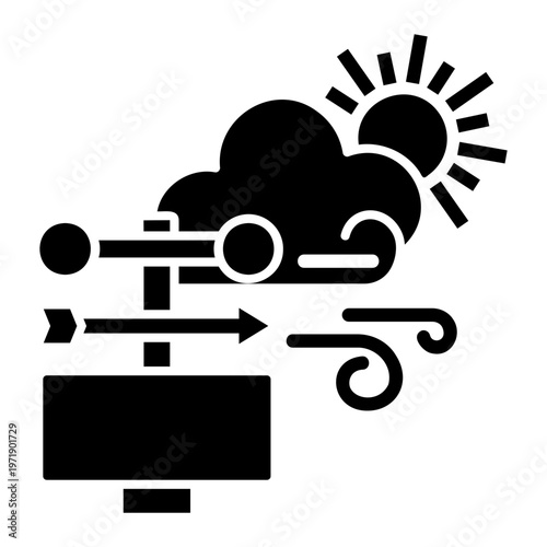 meteorology Solid icon