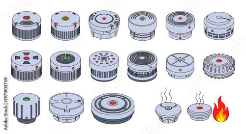 Collection of colorful gambling poker chips and tokens arranged in stacks.