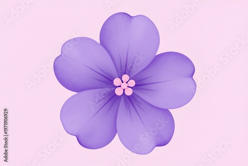 A purple flower on a purple background